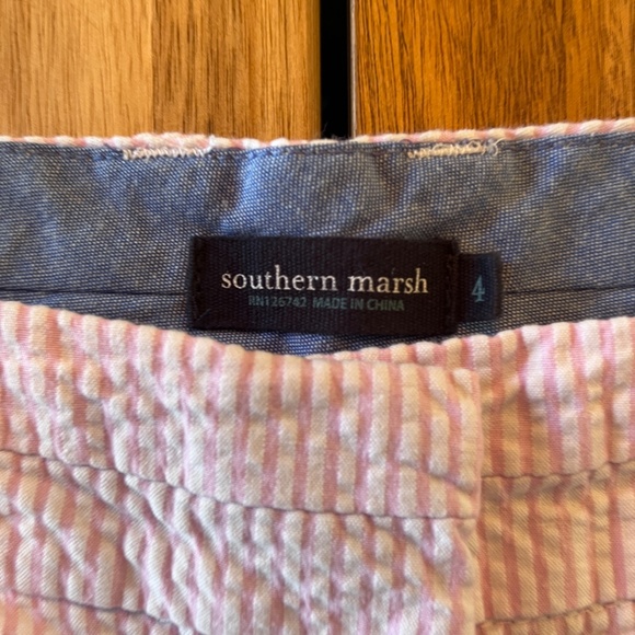 NWOT Southern Marsh The Brighton Short - Pink/Navy (4) - Picture 6 of 6